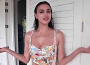 Irina Shayk at Aqua Bendita shooting.